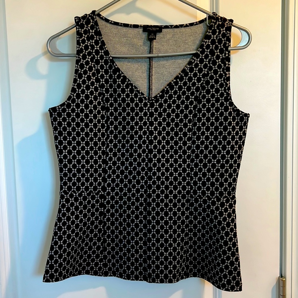 Peplum Black top.